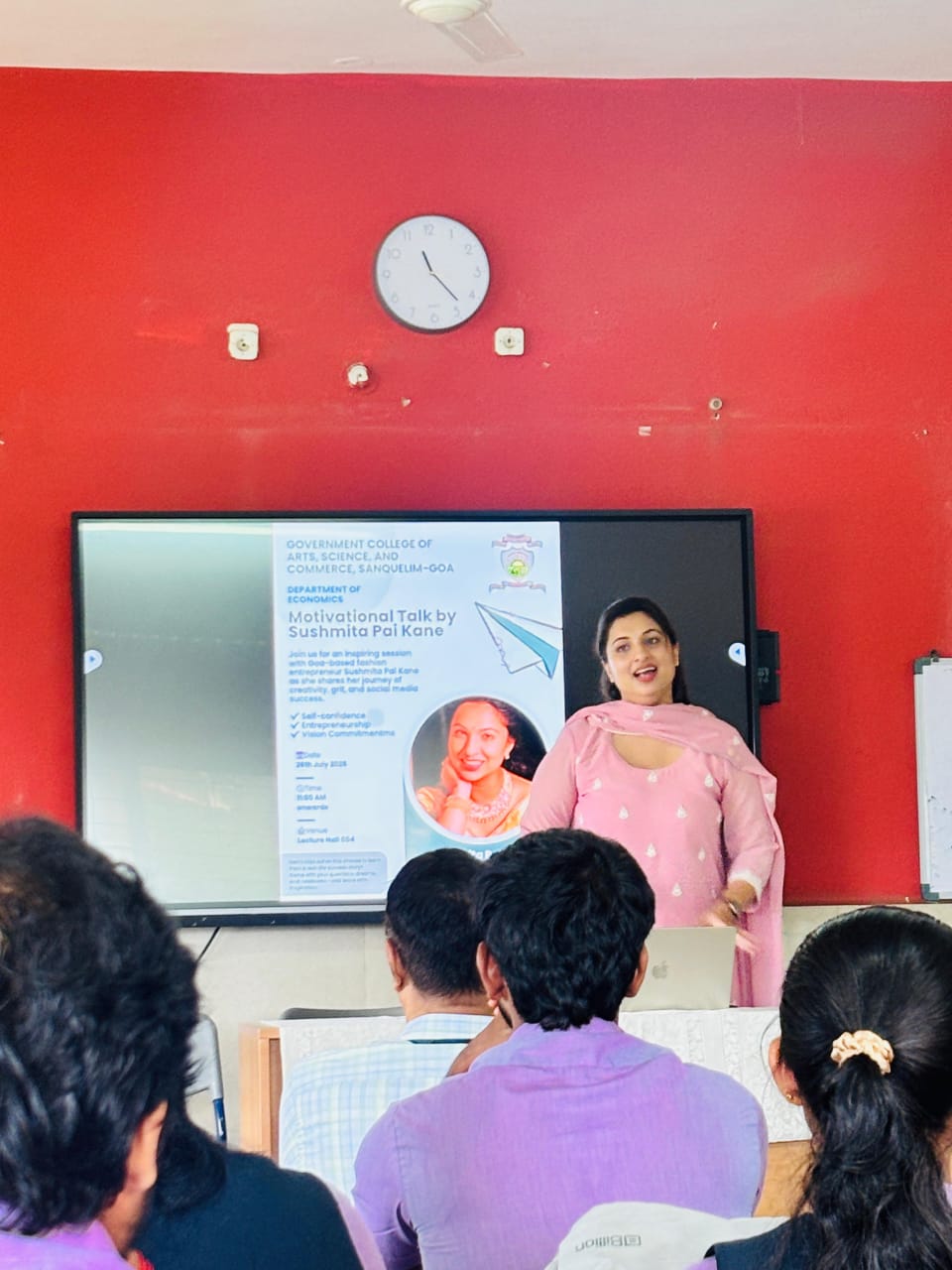 Motivational Talk by Ms. Sushmita Pai Kane
