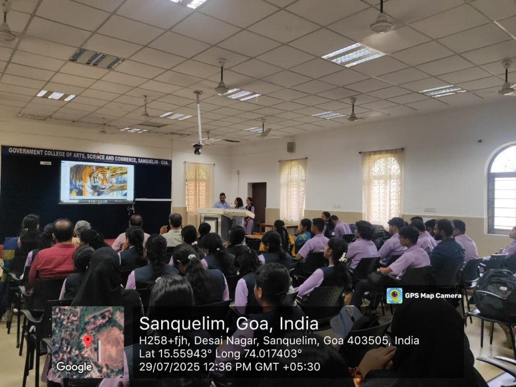 Department of Zoology celebrates International Tiger Day