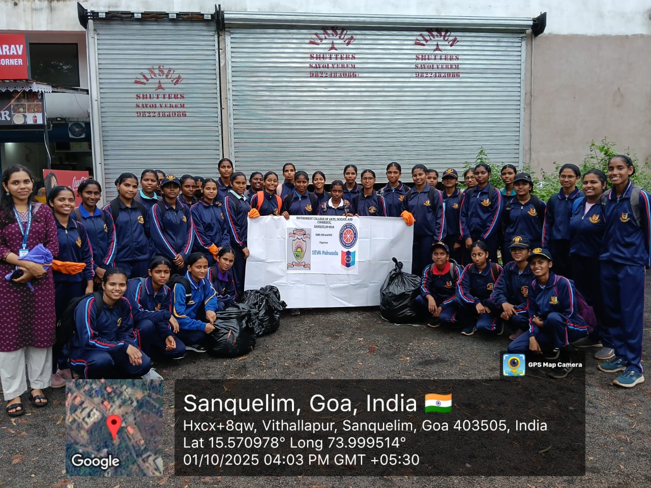 NCC Unit Conducts Cleanliness Drive under Seva Parv 2025