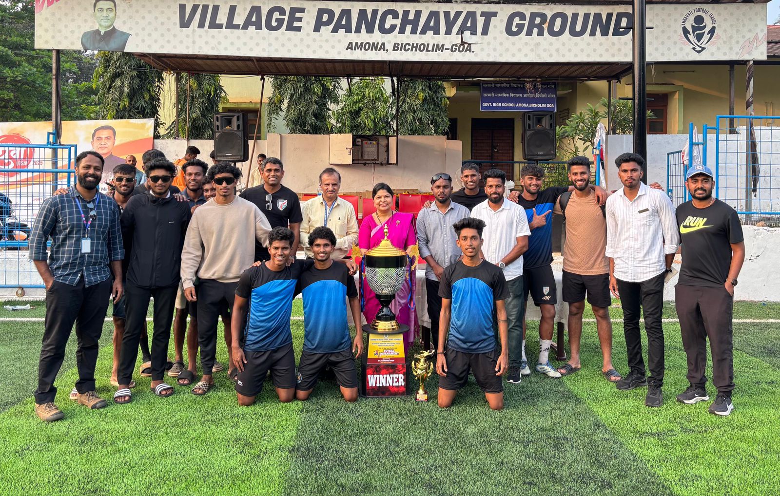 🏆 Government College Sanquelim Hosts 1st Inter-Collegiate 7-a-side Football Tournament